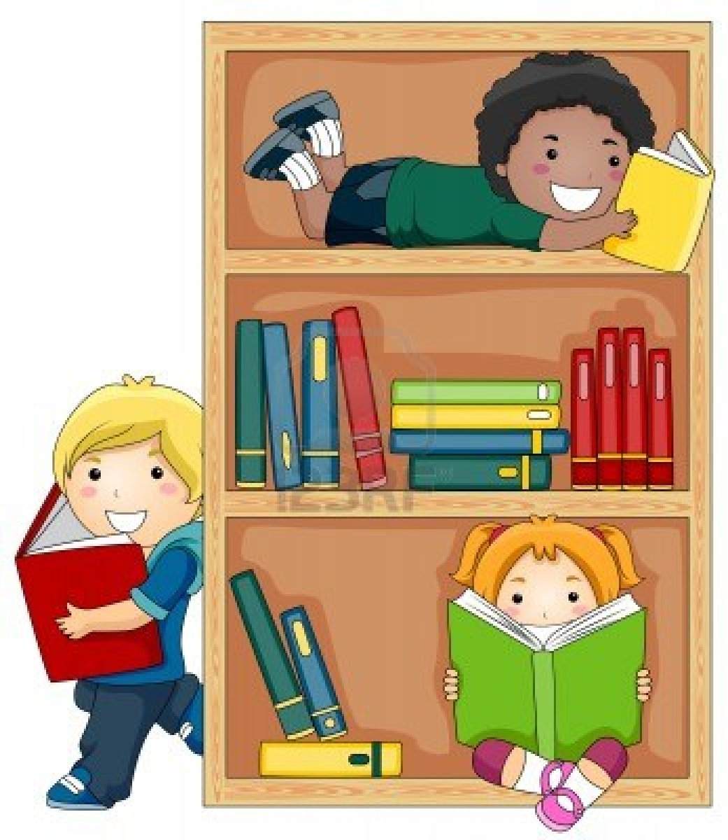 8129539-a-small-group-of-kids-reading-books-royalty free