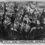 Thomas Nast – Uncle Sams Thanksgiving Dinner-LOC cph.3b32401