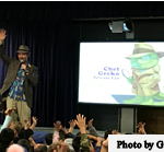 Author and Illustrator Bruce Hale at Walker Elementary School-Photo by G Nall
